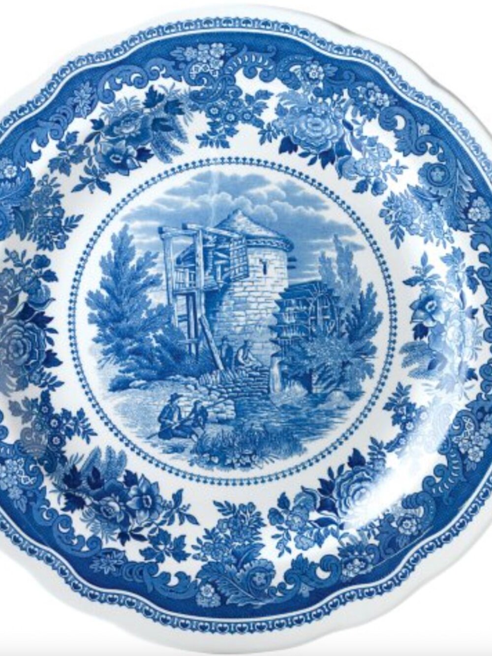 Spode Blue Room Collection "Mill Pond" English Countryside Collector Plate